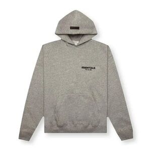 NEW Fear of God Essentials Hoodie SS22 Dark Oatmeal Authentic Medium